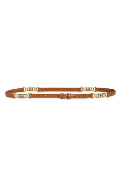Frame The Twisted Link Belt In Brown
