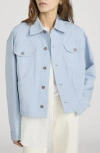 Frame The Utility Jacket In Blue