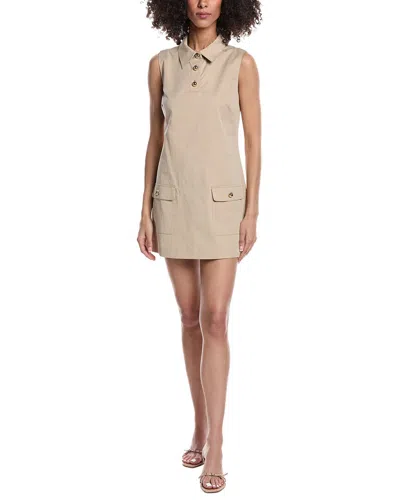 Frame The Utility Shift Dress In Brown