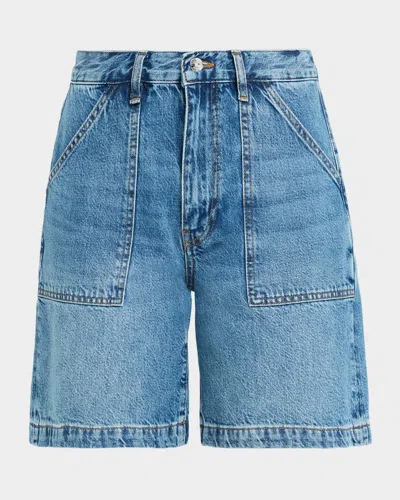 Frame The Utility Shorts In Blue