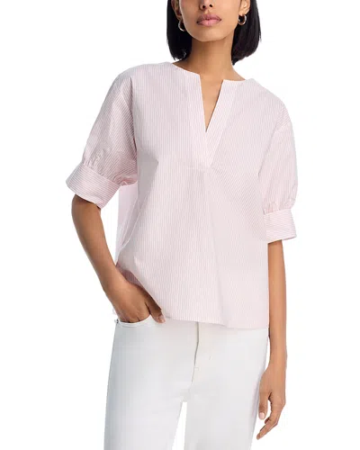 FRAME THE V NECK POPOVER TOP