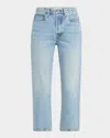 Frame The Vertical Crop Jeans In Blue