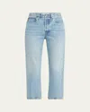 Frame The Vertical Crop Jeans In Blue