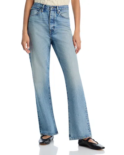 FRAME THE VERTICAL HIGH RISE JEANS IN LAURENCE