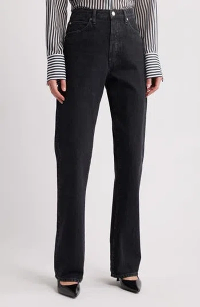 FRAME FRAME THE VERTICAL HIGH WAIST RELAXED STRAIGHT LEG JEANS