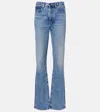 Frame The Vertical Low-rise Bootcut Jeans In Multi