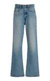 Frame The Vertical Rigid High-rise Straight-leg Jeans In Medium Wash