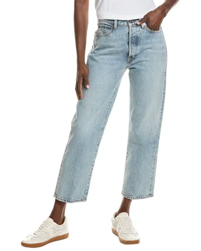 Frame The Borrowed Famous Straight Leg Jean In Blue