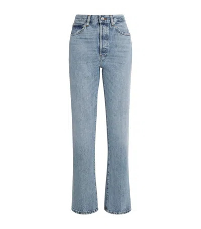 Frame The Vertical Straight Jeans In Blue