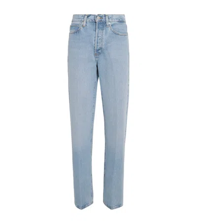 Frame The Vertical Straight Jeans In Blue