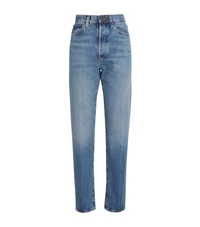 Frame The Vertical Straight Jeans In Blue