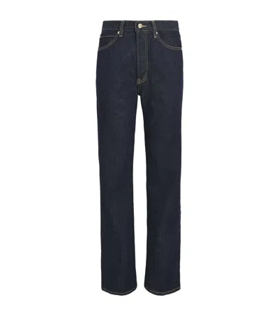 Frame The Vertical Straight Jeans In Blue