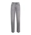 Frame The Vertical Straight Jeans In Gray