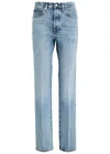 Frame The Vertical Straight-leg Jeans In Blue