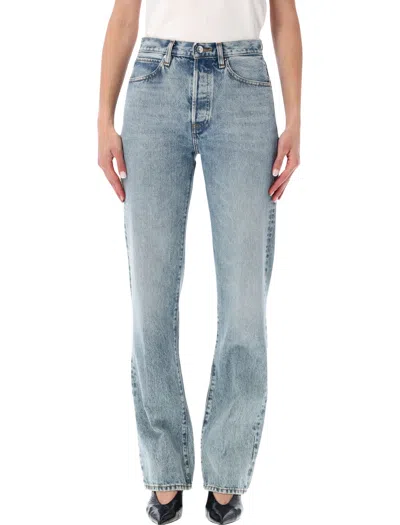 Frame The Vertical Straight-leg Jeans - Size 26 In Blue