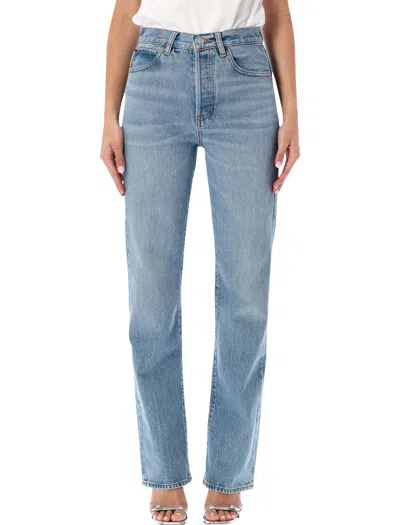 Frame The Vertical Straight-leg Jeans In Static Blue