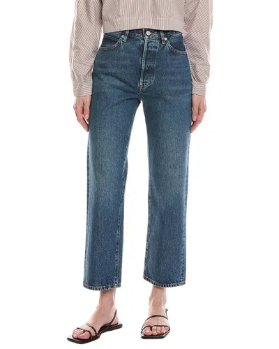 Frame Le Jane Crop Denim Jeans In Caramia In Blue