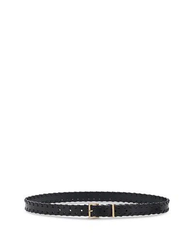 Frame The Whipstitch Belt In Yellow
