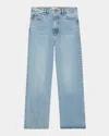 Frame Light Blue Wide Jeans In Dolly