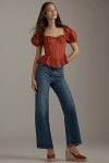 Frame The Wide High-rise Wide-leg Jeans In Blue