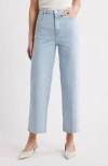 Frame The Wide High Waist Ankle Jeans