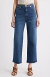 Frame The Wide High Waist Ankle Wide Leg Jeans