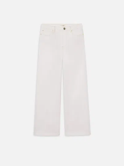 Frame The Wide Jeans In White