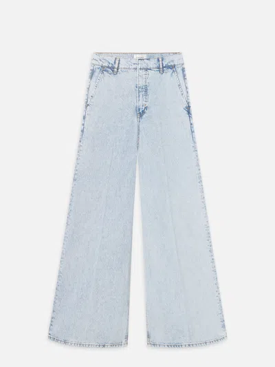 Frame The Wide Trouser Jeans In Blue