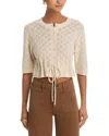 Frame Womens Oatmeal Heather The Clover Cashmere And Wool Cardigan In Neutral