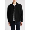 Frame Thermal Button-up Shirt In Black