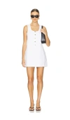 Frame Trapunto Side Pocket Dress Au Natural Clean In White