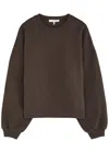 Frame Travel Cotton-blend Sweatshirt In Dark Brown