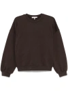 Frame Travel Cotton-blend Sweatshirt In ブラウン