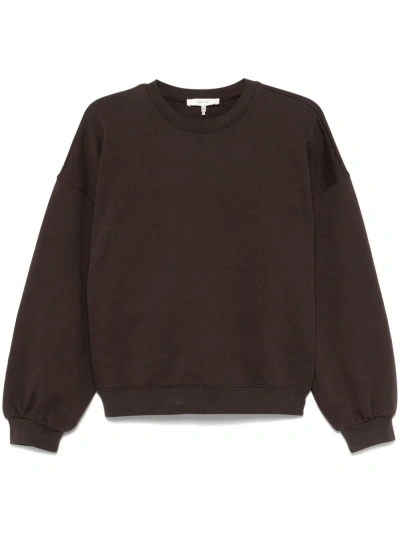 Frame Travel Crewneck Sweatshirt In Mulch