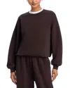 Frame Travel Cotton-blend Sweatshirt In Mulch