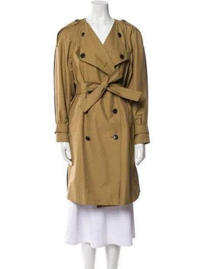 Pre-owned Frame Trench Coat In Neutral