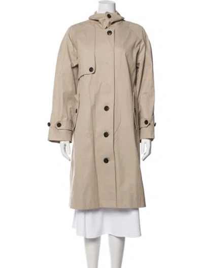 Pre-owned Frame Trench Coat In Neutrals