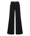 Frame Le Slim Palazzo Jeans In Black