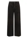 Frame Corduroy Loose Pants In Brown