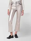 Frame Trousers With Back Pockets And Belt Loops In White