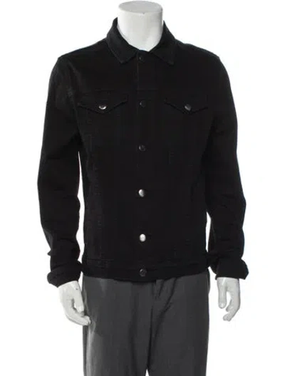 Pre-owned Frame Trucker Jacket In Black