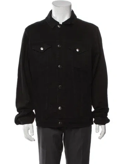 Pre-owned Frame Trucker Jacket In Black