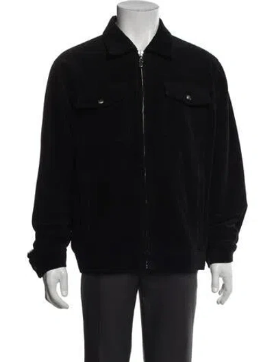 Pre-owned Frame Trucker Jacket In Black