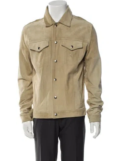 Pre-owned Frame Trucker Jacket In Neutral