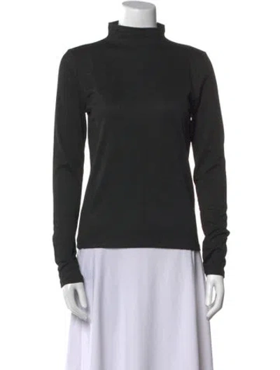 Pre-owned Frame Turtleneck Long Sleeve Sweatshirt In Black
