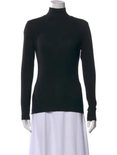 Pre-owned Frame Turtleneck Sweater In Black