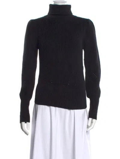 Pre-owned Frame Turtleneck Sweater In Black