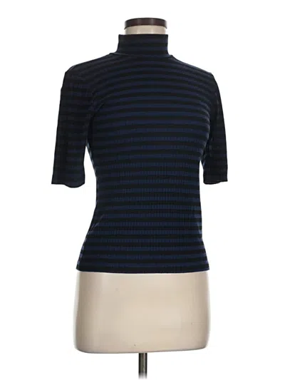 Pre-owned Frame Turtleneck Sweater In Blue