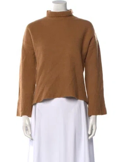 Pre-owned Frame Turtleneck Sweater In Brown