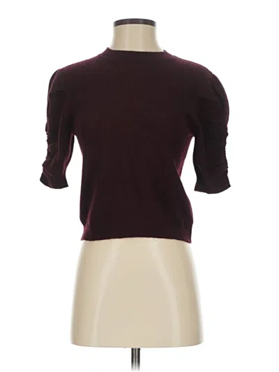 Pre-owned Frame Turtleneck Sweater In Burgundy